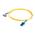 C2G 7m LC-ST 9/125 OS1 Duplex Singlemode PVC Fibre Optic Cable (LSZH) - Yellow