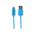 StarTech.com 1m (3ft) Blue Apple 8-pin Lightning Connector to USB Cable for iPhone / iPod / iPad