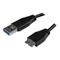 StarTech.com 1m (3ft) Slim SuperSpeed USB 3.0 A to Micro B Cable - M/M