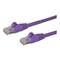 StarTech.com 2m Purple Gigabit Snagless RJ45 UTP Cat6 Patch Cable