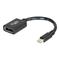 C2G 15cm Mini DisplayPort Male to DisplayPort Female Adapter Cable -  Black