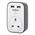 Belkin SurgeCube 1-Way Surge Protector w/ 2x 2.4amp USB Charging