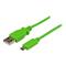 StarTech.com 1m Green Mobile Charge Sync USB to Slim Micro USB Cable for Smartphones and Tablets