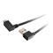 C2G 2m USB 2.0 A Right Angle Male to Micro-USB Right Angle Male