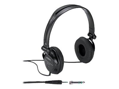 Sony MDR V150 - Headphones ( ear-cup ) - black