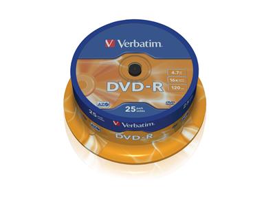 Verbatim DVD-R 16x 25 pack Spindle