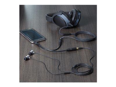StarTech.com 6in Stereo Splitter Cable - 3.5mm Male to 2x 3.5mm Female