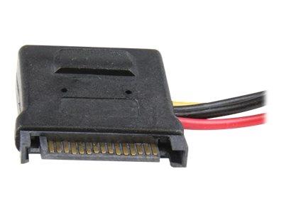 StarTech.com LP4 to SATA Power Cable Adapter with Floppy Power