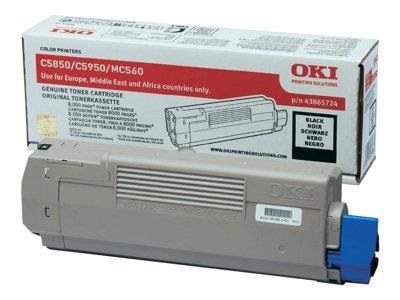 OKI 8K Black Toner for C5850/5950