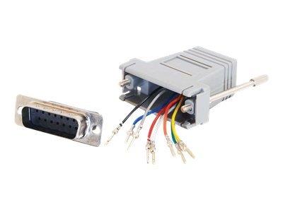 C2G RJ45 to DB15 Male Modular Adapter