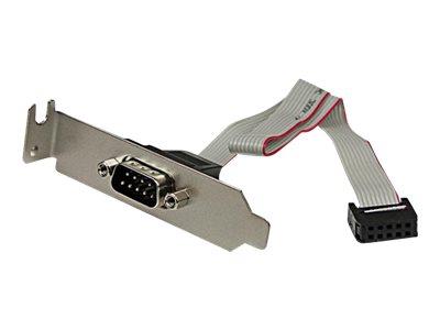 StarTech.com 9 Pin Serial Male to 10 Pin Motherboard Header LP Slot Plate