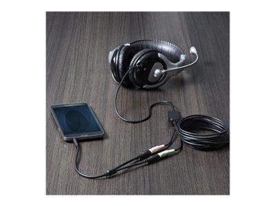 StarTech.com 3.5mm 3 Pin Headset Splitter