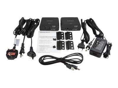 StarTech.com 2 Port USB 2.0 Extender over Cat5 or Cat6 - Up to 330 ft (100m)
