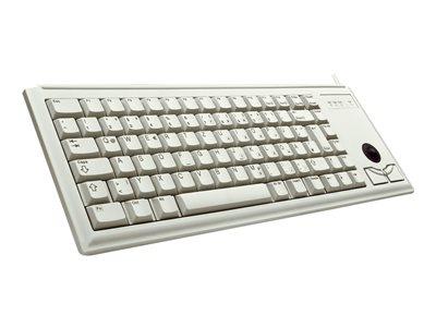 Cherry Compact-Keyboard G84-4400 - Keyboard - USB - 84 keys - trackball - light grey - English