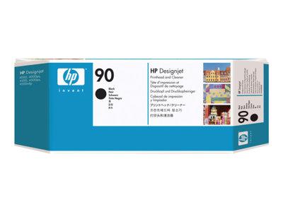 HP 90 Black Printhead and Printhead Cleaner