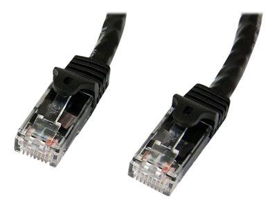 StarTech.com 0.5m Black Gigabit Snagless RJ45 UTP Cat6 Patch Cable