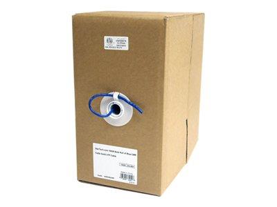 StarTech.com 1000 ft Bulk Roll of Blue CMR Cat5e Solid UTP Cable