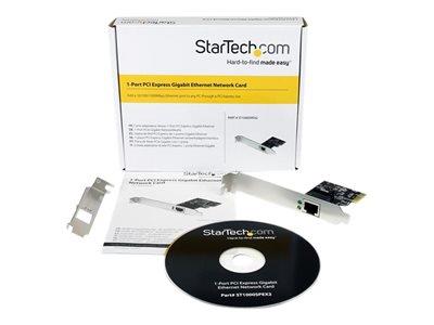 StarTech.com 1 Port PCI Express PCIe Gigabit Network Server Adapter NIC Card - Dual Profile