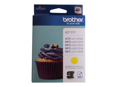 Brother LC123Y Yellow Ink Cartridge