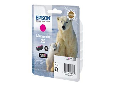 Epson Singlepack Magenta 26 Claria Premium Ink