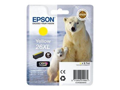 Epson Singlepack Yellow 26XL Claria Premium Ink