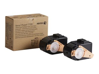 Xerox XE7100 Yellow Dual Pack Toner 9K