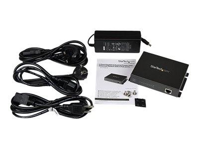 StarTech.com 5 Port Unmanaged Industrial Gigabit PoE Switch with 4 Power over Ethernet ports