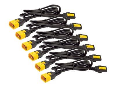APC Power Cord Kit (6 ea) Locking C13 to C14 0.6m