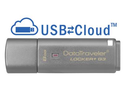 Kingston 8GB DataTraveler Locker+ G3 USB3 Flash Drive GDPR Compliant