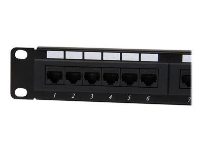 StarTech.com 24 Port 1U Rackmount Cat 6 110 Patch Panel