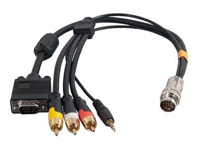 C2G RapidRun[R] 0.5 VGA (HD15) + 3.5mm