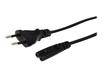 StarTech.com 1m Standard Laptop Power Cord - EU to C7 Power Cable Lead