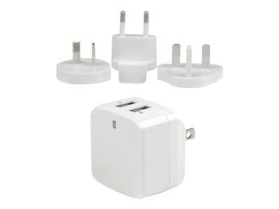 StarTech.com 2x USB Wall Charger 17W / 3.4A