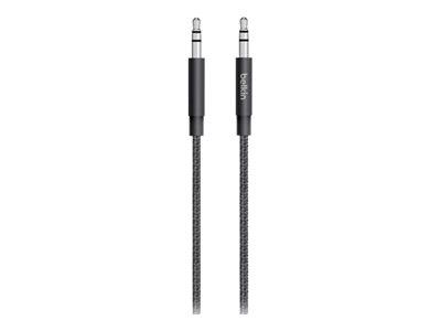 Belkin Premium 3.5mm Braided Tangle Free Aux Cable - Black