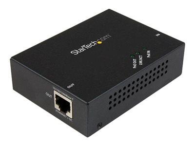 StarTech.com Gigabit PoE+ Extender - 100m