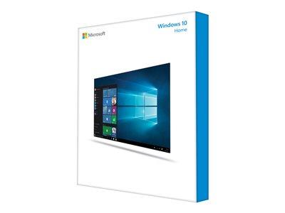 Microsoft Windows 10 Home 64-Bit English DVD Disc, 1 License, OEM