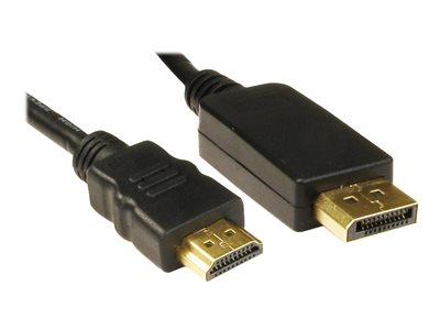 Cables Direct 5M Display Port M - HDMI M Black