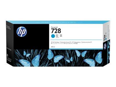 HP 728 - 300ml Cyan Original DesignJet Ink Cartridge