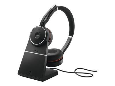 Jabra Evolve 75 Stereo MS Wireless Headset and Charging Stand