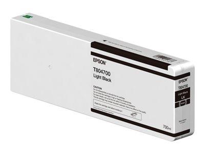 Epson Singlepack Light Black T804700 UltraChrome HDX/HD 700ml