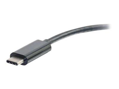 C2G USB C Ethernet and 3 Port USB Hub - Black