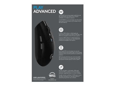 Logitech G305 Wireless Mouse - Black