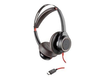 Poly Plantronics BLACKWIRE 7225,BW7225,USB-C,BLACK,WW