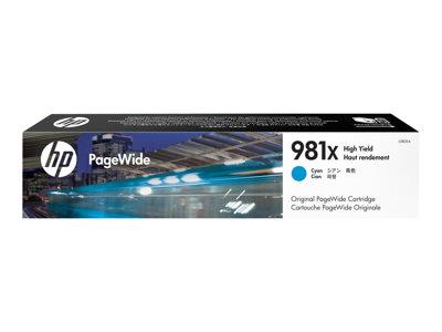 HP 981X High Yield Cyan Original PageWide Cartridge