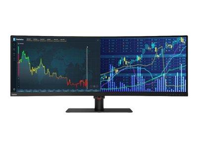 Lenovo ThinkVision P44w-10 43.4" 3840x1200 HDMI DisplayPort USB-C LED Monitor