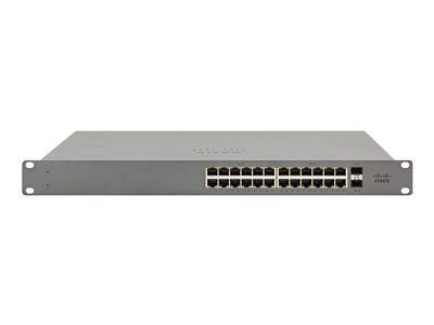 Meraki GO GS110 24port Switch Managed 24x10/100/100 (PoE+) + 2SFP