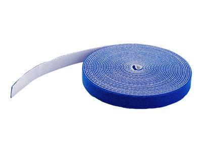 StarTech.com 100ft. Hook and Loop Roll - Blue - Reusable