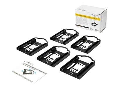 StarTech.com 5 Pack - 2.5" SSD / HDD Mounting Bracket for 3.5" Drive Bay
