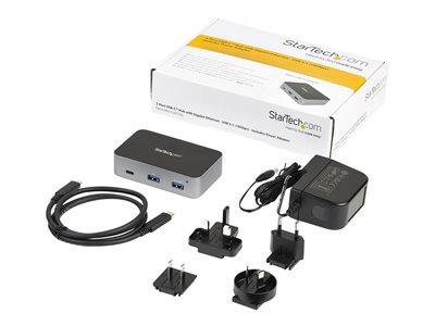 StarTech.com 3-Port USB-C Hub?with?LAN?Port?-?10 Gbps -?2x USB-A &?1x?USB