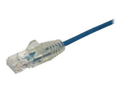 StarTech.com 1m CAT6 Cable - Blue Slim CAT6 Patch Cable - Snagless RJ45